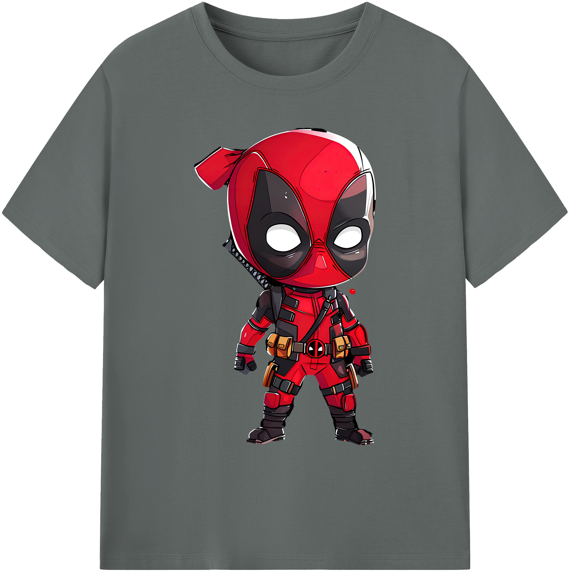 （画像用） Deadpool デッドプール 綿100％ メンズ半袖Tシャツ｜肌触りやわらか＆通気性